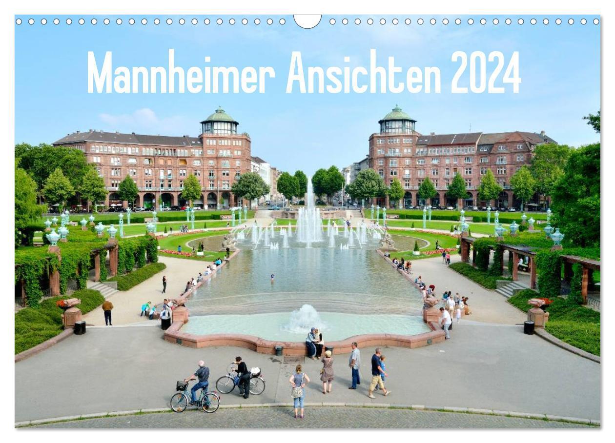Cover: 9783383618208 | Mannheimer Ansichten 2024 (Wandkalender 2024 DIN A3 quer), CALVENDO...