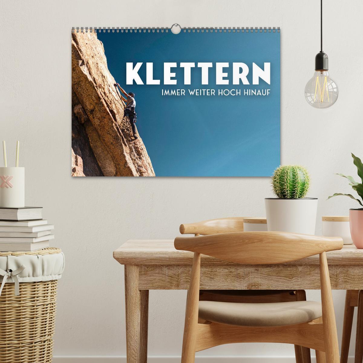 Bild: 9783383941979 | Klettern - Immer weiter hoch hinauf (Wandkalender 2025 DIN A3...