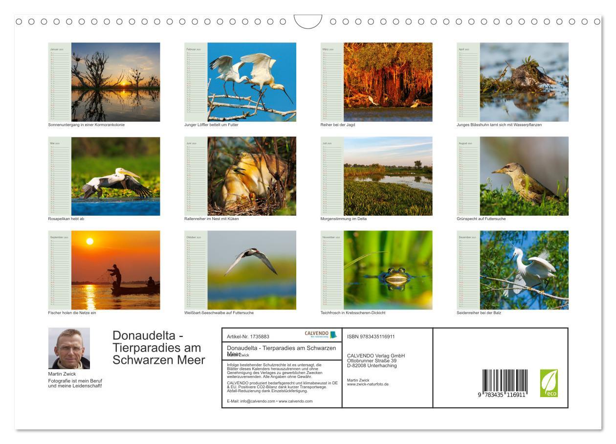 Bild: 9783435116911 | Donaudelta - Tierparadies am Schwarzen Meer (Wandkalender 2025 DIN...