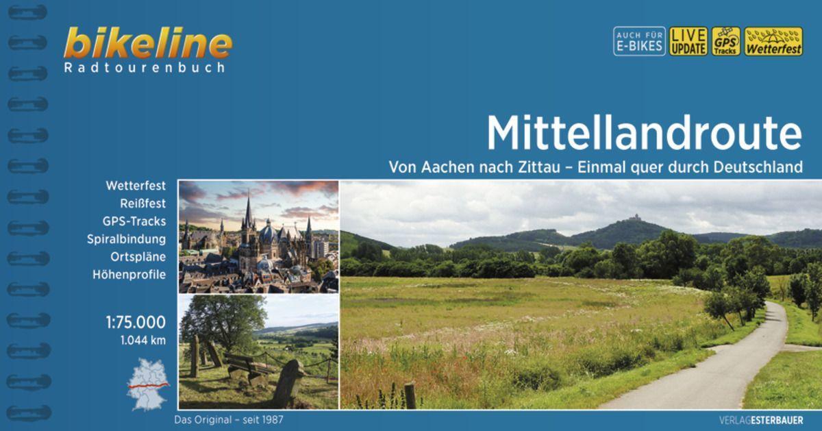 Cover: 9783711100924 | Mittellandroute | Esterbauer Verlag | Taschenbuch | Spiralbindung