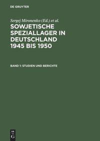 Cover: 9783050025315 | Studien und Berichte | Sergej Mironenko (u. a.) | Buch | 595 S. | 1998