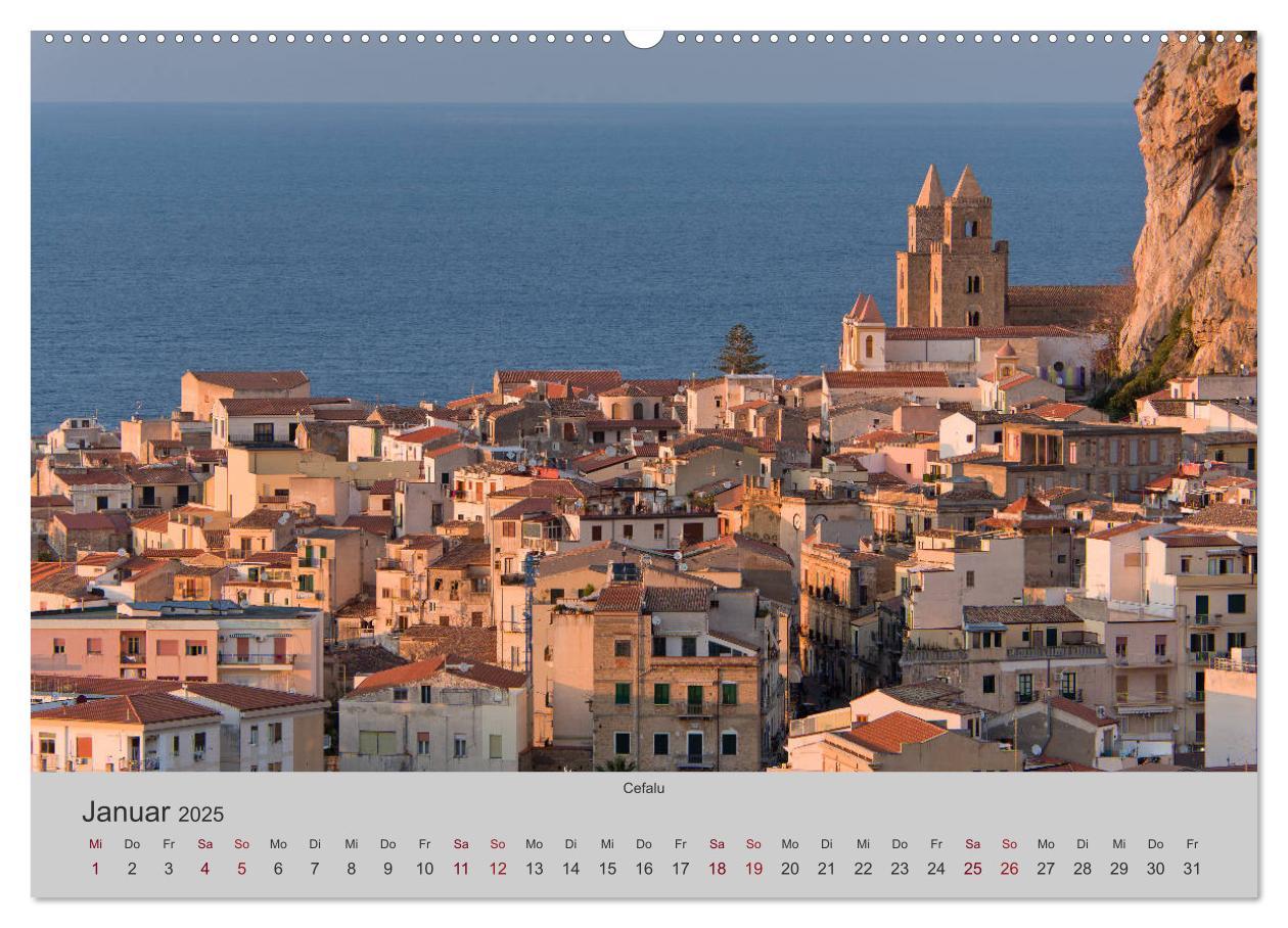 Bild: 9783435354757 | Sizilien 2025 (Wandkalender 2025 DIN A2 quer), CALVENDO Monatskalender