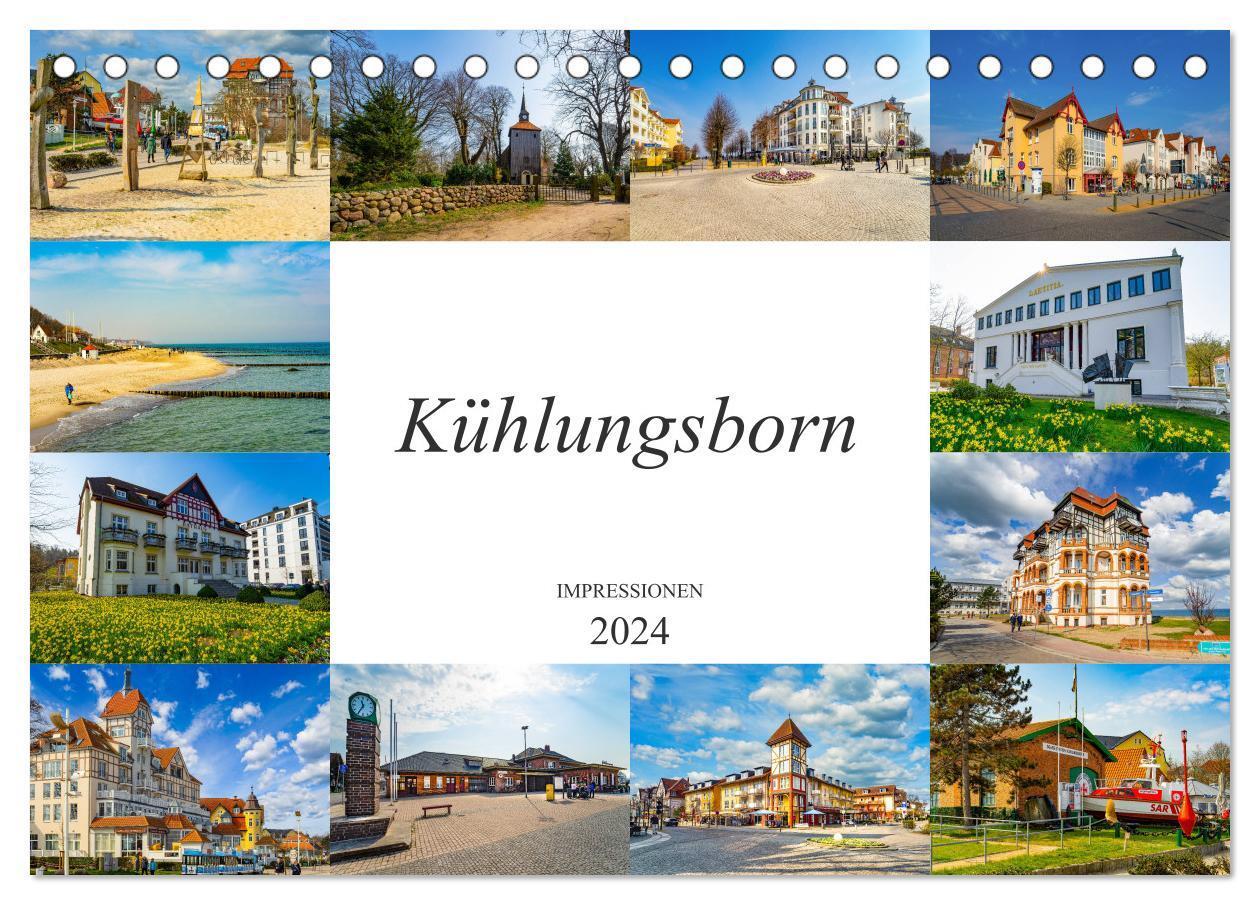 Cover: 9783383004568 | Kühlungsborn Impressionen (Tischkalender 2024 DIN A5 quer),...