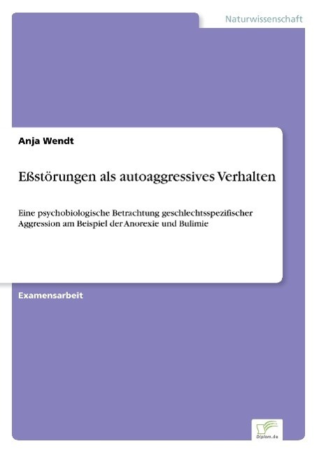Cover: 9783838620893 | Eßstörungen als autoaggressives Verhalten | Anja Wendt | Taschenbuch