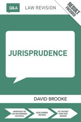 Cover: 9781138833685 | Q&amp;A Jurisprudence | David Brooke | Taschenbuch | 2015