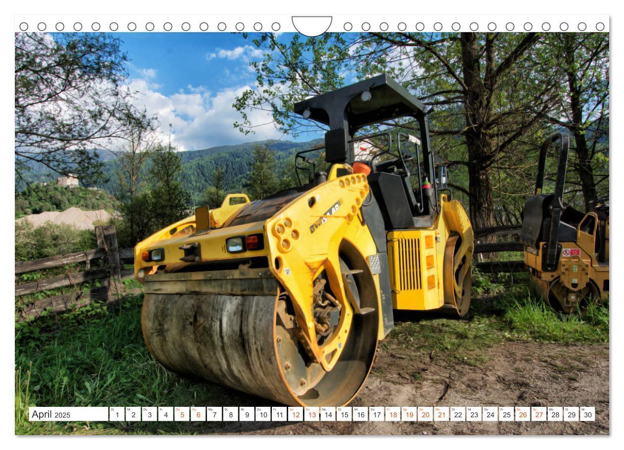 Bild: 9783435368075 | Baumaschinen - Maschinen auf der Baustelle (Wandkalender 2025 DIN...