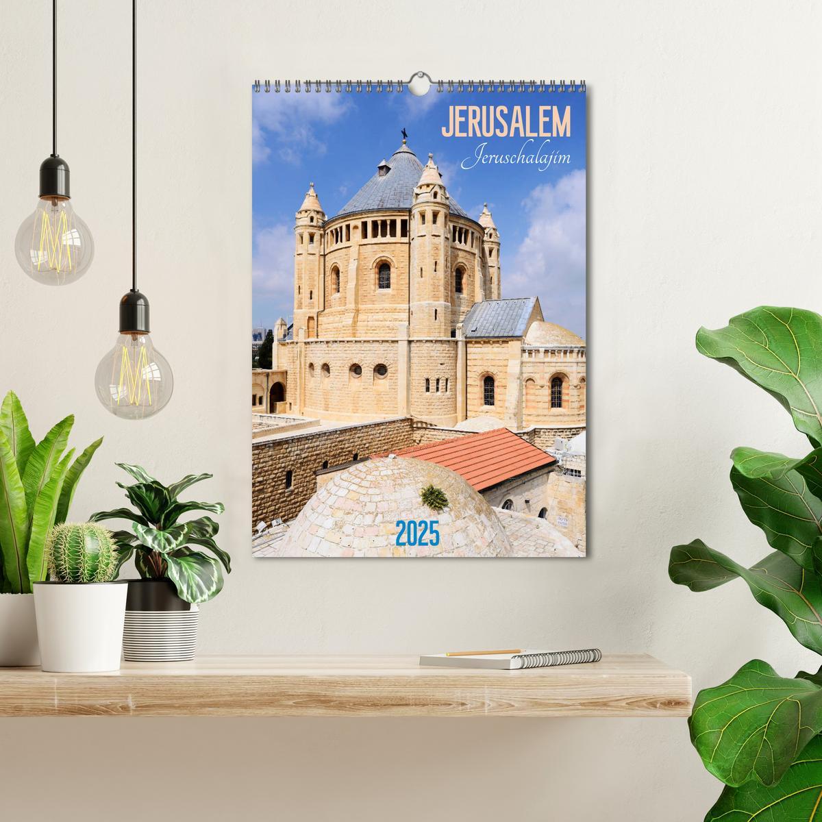 Bild: 9783435960187 | Jerusalem - Jeruschalajim (Wandkalender 2025 DIN A3 hoch), CALVENDO...