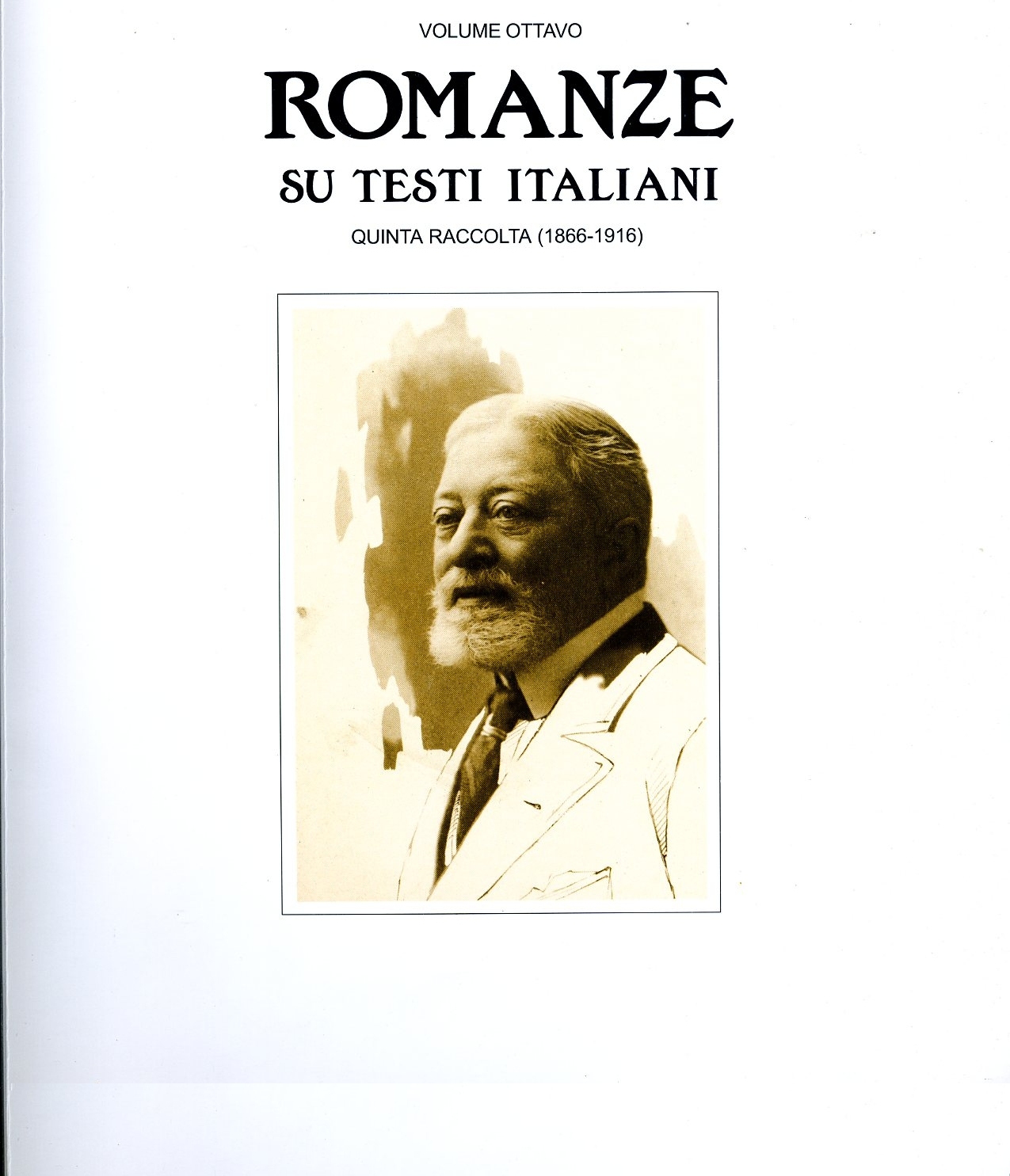 Cover: 9790041389783 | Romanze Su Testi Italiani -V (1866-1916) | Critical Edition, Softcover