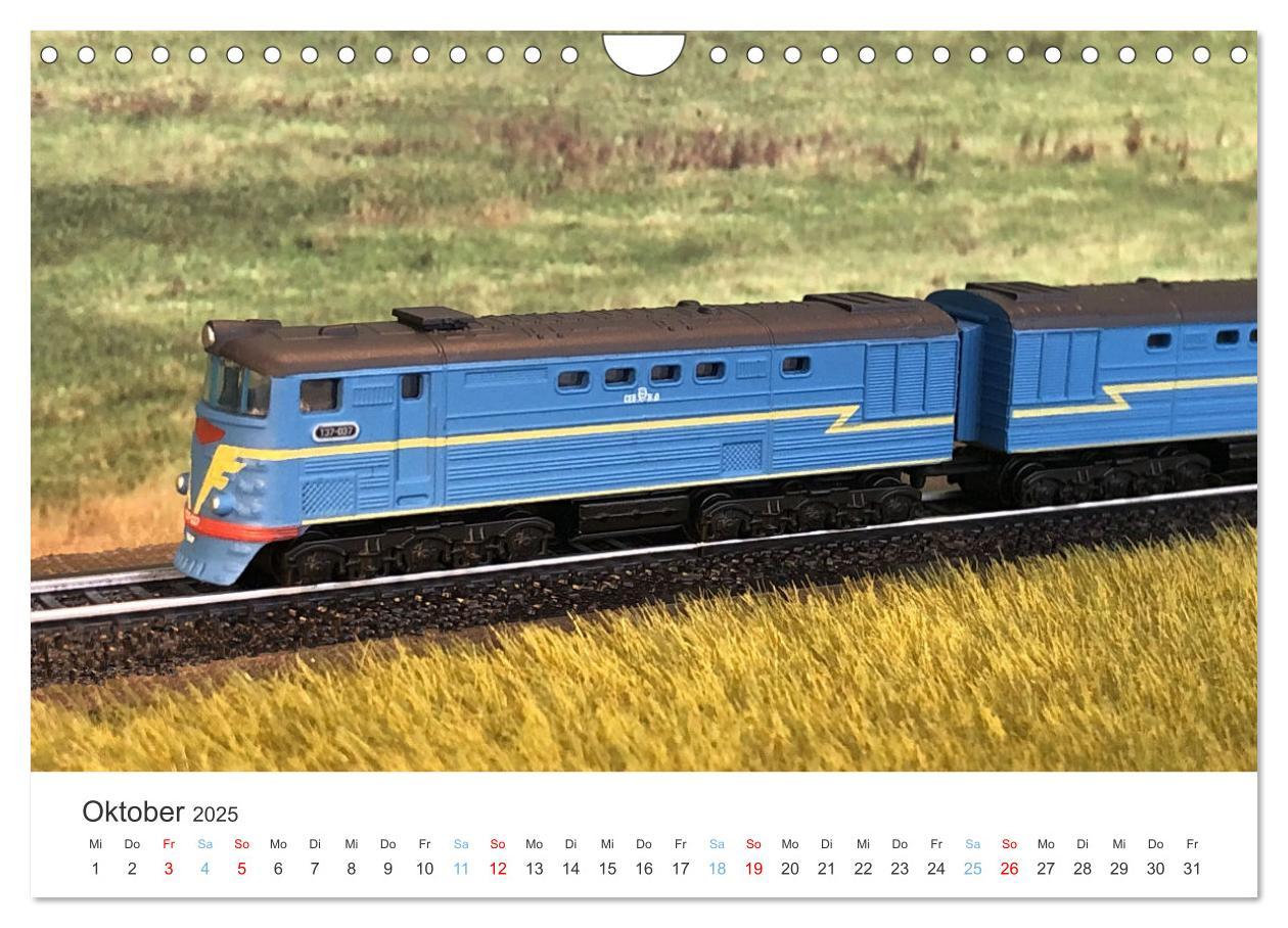 Bild: 9783435021505 | Modellbahnen aus aller Welt - H0, N, Z (Wandkalender 2025 DIN A4...