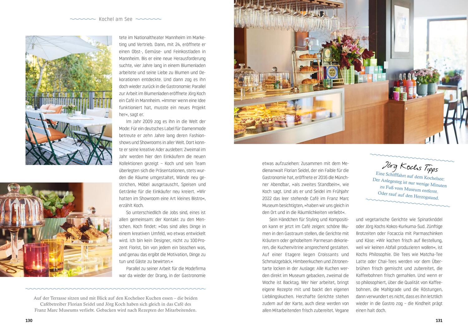 Bild: 9783862468430 | Cafés und Ateliers im Blauen Land | Angelika Dietrich | Taschenbuch
