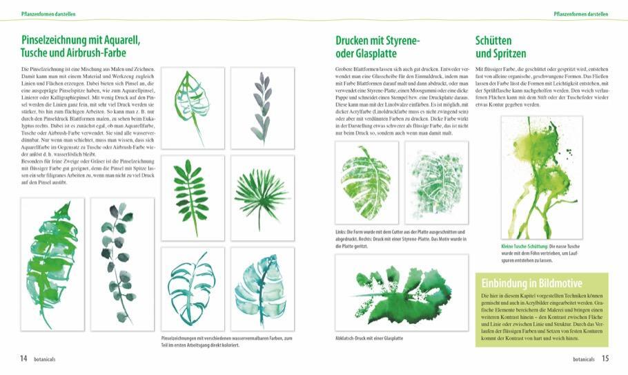 Bild: 9783862304141 | Botanicals | Ausdrucksstarke Pflanzen mit Mixed Media und Acryl | Buch