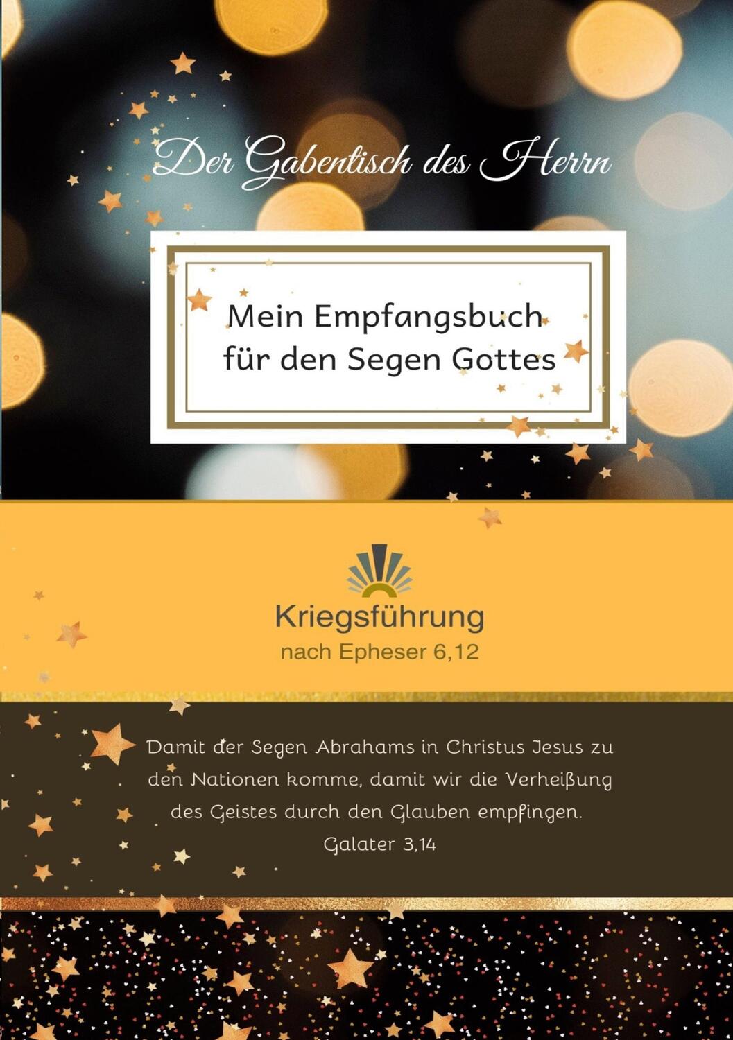 Cover: 9783754372982 | Der Gabentisch des Herrn | Mein Empfangsbuch Design: Der Lichtregen