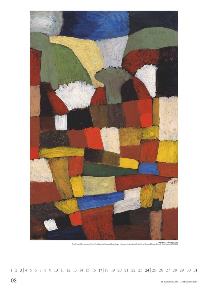 Bild: 4250809653297 | DUMONT - Paul Klee 2025 Kunst-Kalender, 50x70cm, Posterkalender mit...