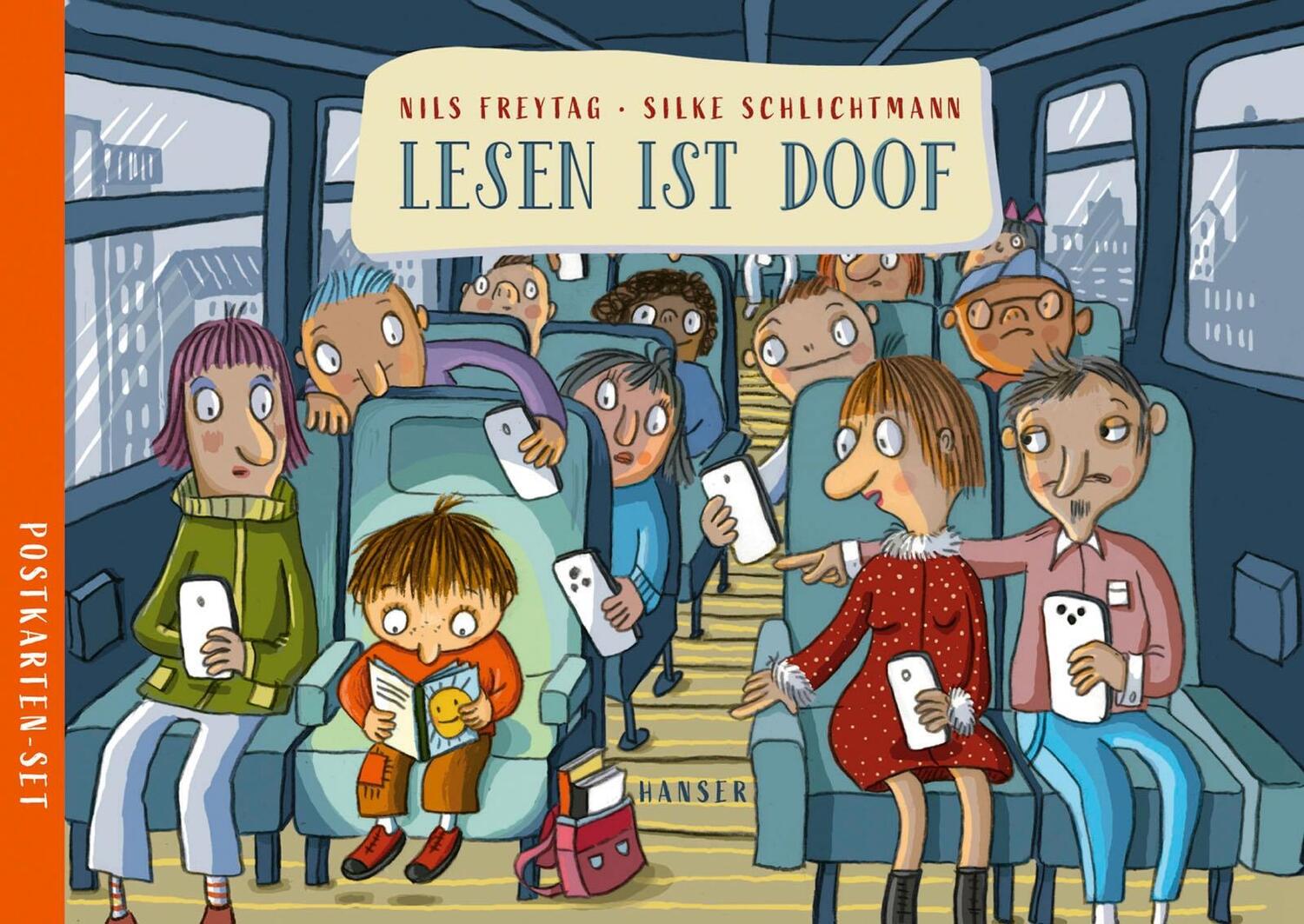 Cover: 9783446277977 | Lesen ist doof Postkarten-Set | Nils Freytag (u. a.) | Taschenbuch