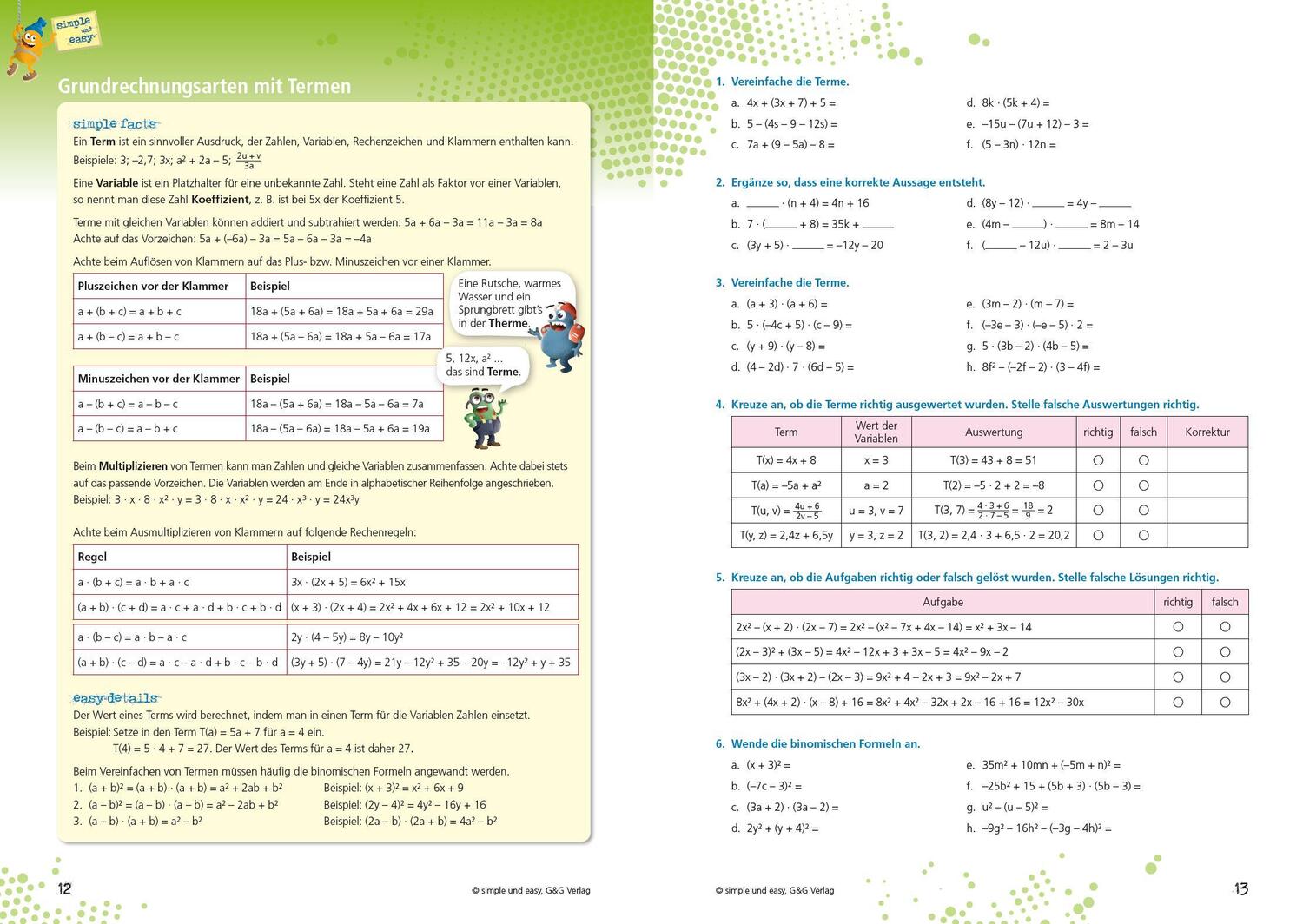 Bild: 9783707422597 | simple und easy Mathematik 4 | Dagmar Wurzer (u. a.) | Taschenbuch