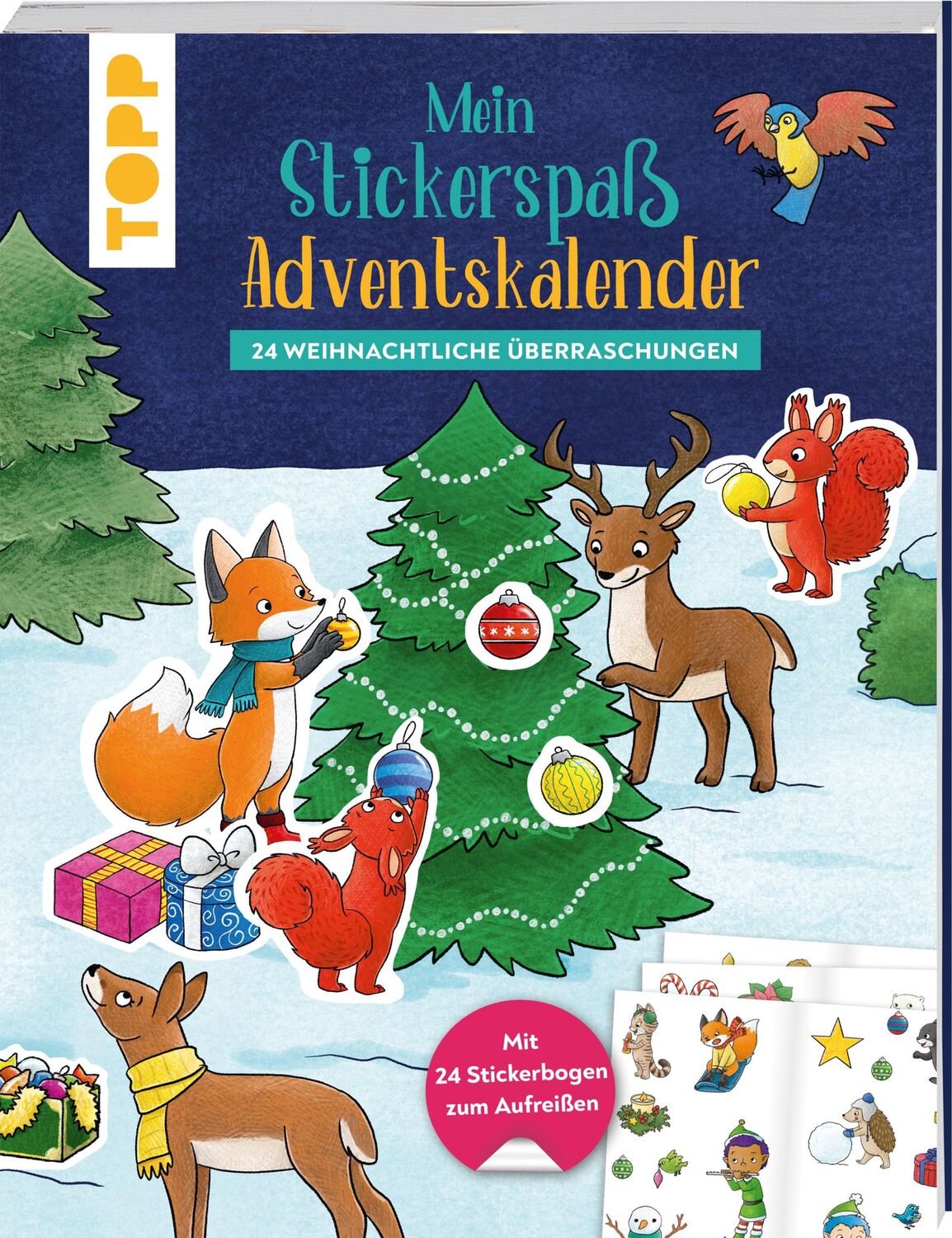 Cover: 9783735891594 | Stickerbuch-Adventskalender | Mimi Hecher | Taschenbuch | 16 S. | 2024