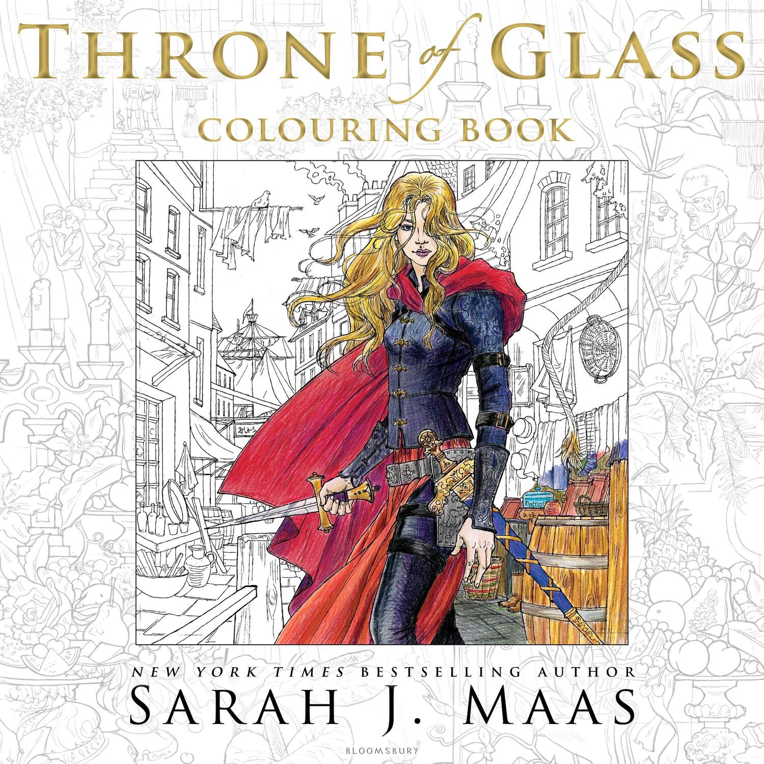 Cover: 9781408881422 | The Throne of Glass Colouring Book | Sarah J. Maas | Taschenbuch