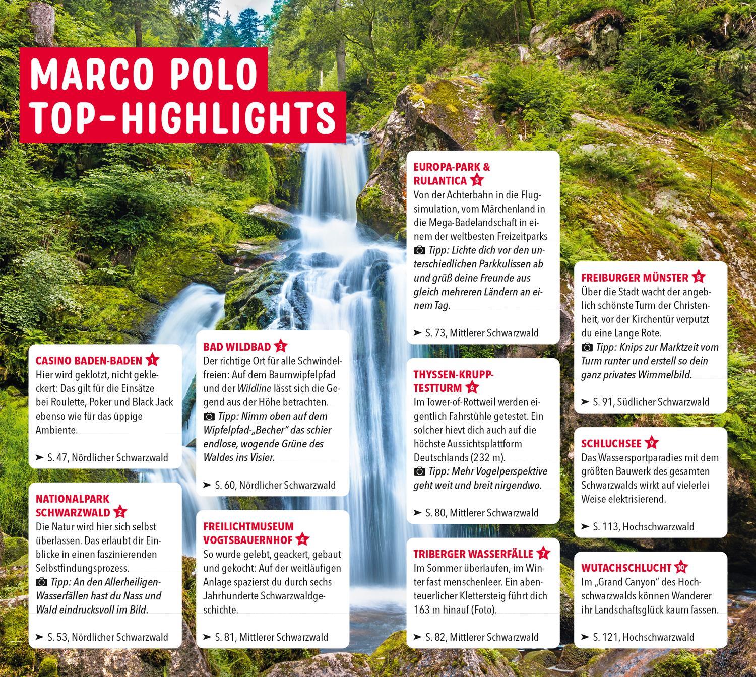 Bild: 9783829719780 | MARCO POLO Reiseführer Schwarzwald | Florian Wachsmann (u. a.) | Buch