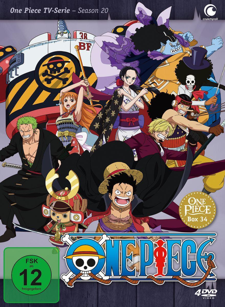 Cover: 7630017530486 | One Piece - TV-Serie - Box 34 (Episoden 976 - 1.000) [4 DVDs] | DVD