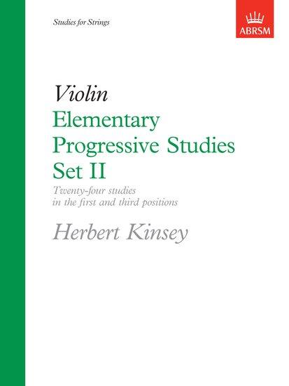 Cover: 9781854720672 | Elementary Progressive Studies, Set II for Violin | Herbert Kinsey