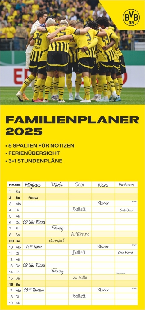 Cover: 9783756405459 | BVB Familienplaner 2025 | Kalender | Spiralbindung | 14 S. | Deutsch