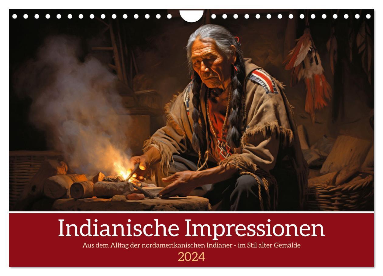 Cover: 9783383715464 | Indianische Impressionen (Wandkalender 2024 DIN A4 quer), CALVENDO...