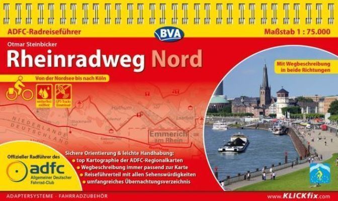 Cover: 9783870736934 | ADFC-Radreiseführer Rheinradweg Nord | Otmar Steinbicker | 95 S.