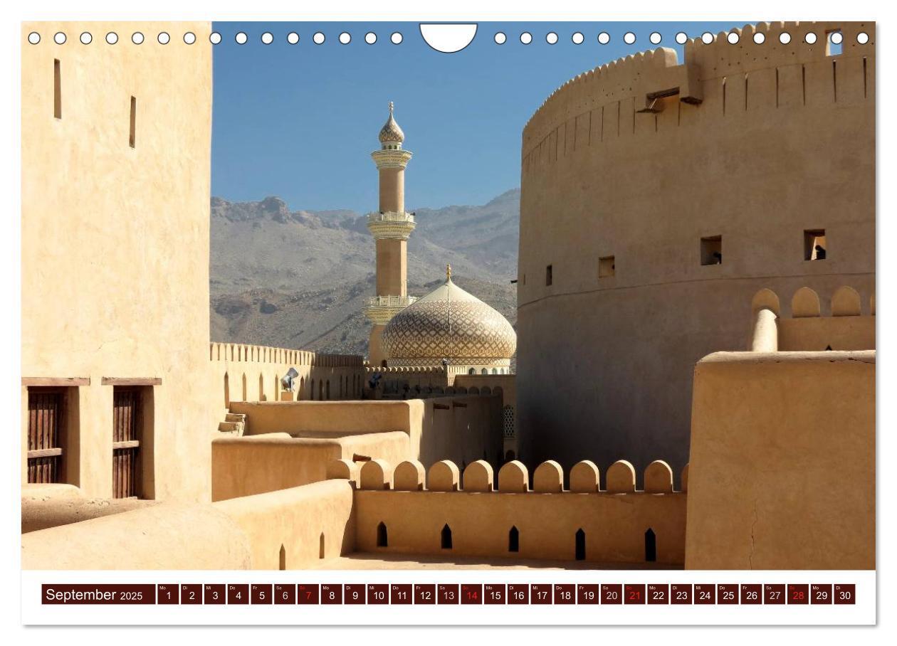 Bild: 9783435720316 | Oman (Wandkalender 2025 DIN A4 quer), CALVENDO Monatskalender | Dürr