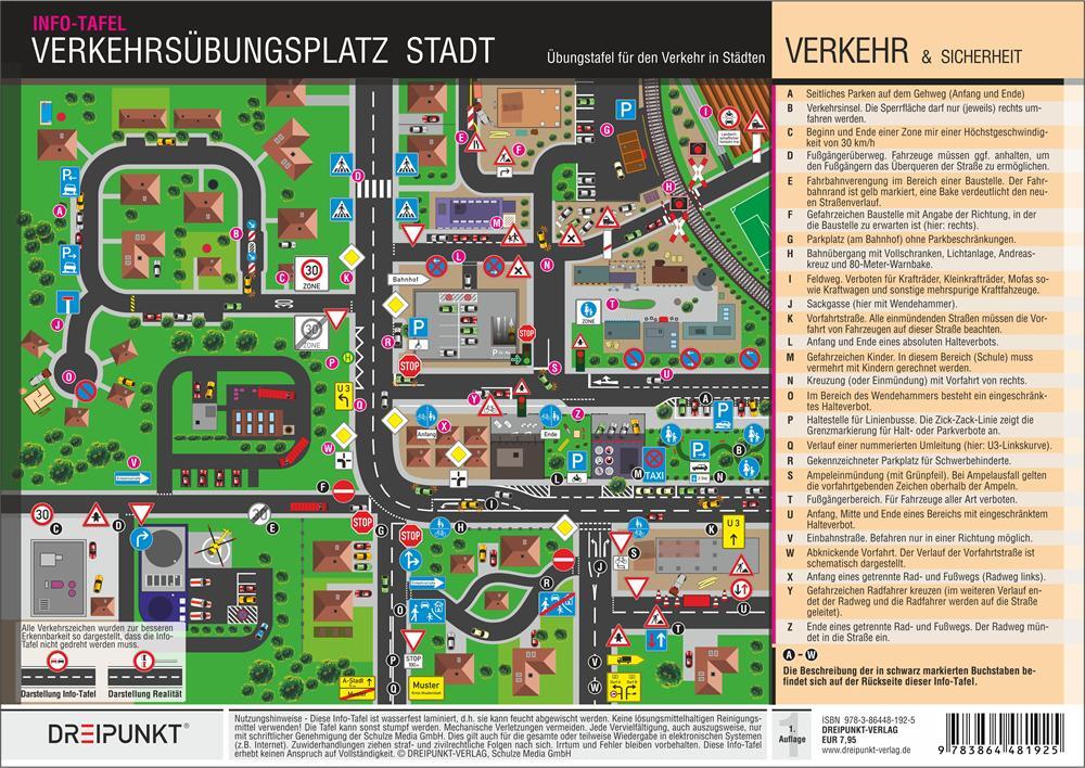 Bild: 9783864481932 | Info-Tafel-Set Verkehrsübungsplatz | Michael Schulze | Stück | 6 S.