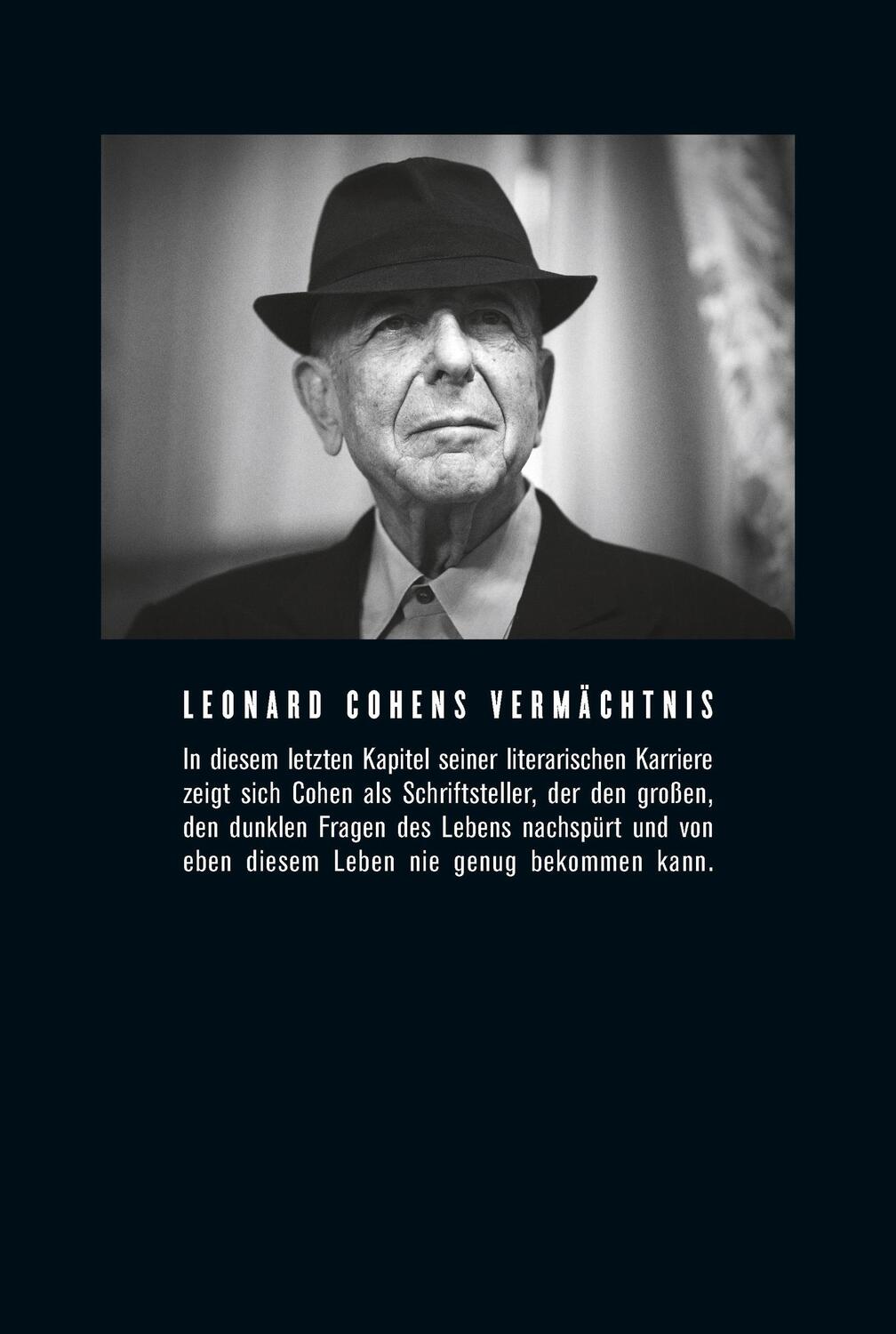Rückseite: 9783462052213 | Die Flamme - The Flame | Zweisprachige Ausgabe | Leonard Cohen | Buch