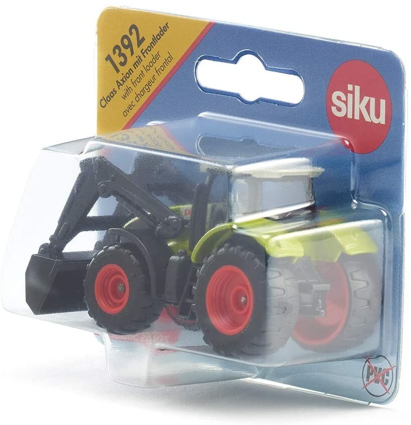 Cover: 4006874013920 | Siku 1392 - Claas Axion mit Frontlader, Trecker, Traktor | Claas