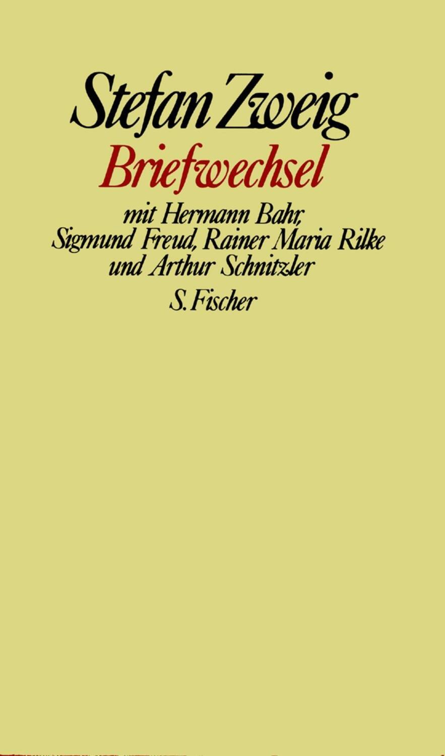 Cover: 9783100970817 | Briefwechsel mit Hermann Bahr, Sigmund Freud, Rainer Maria Rilke...