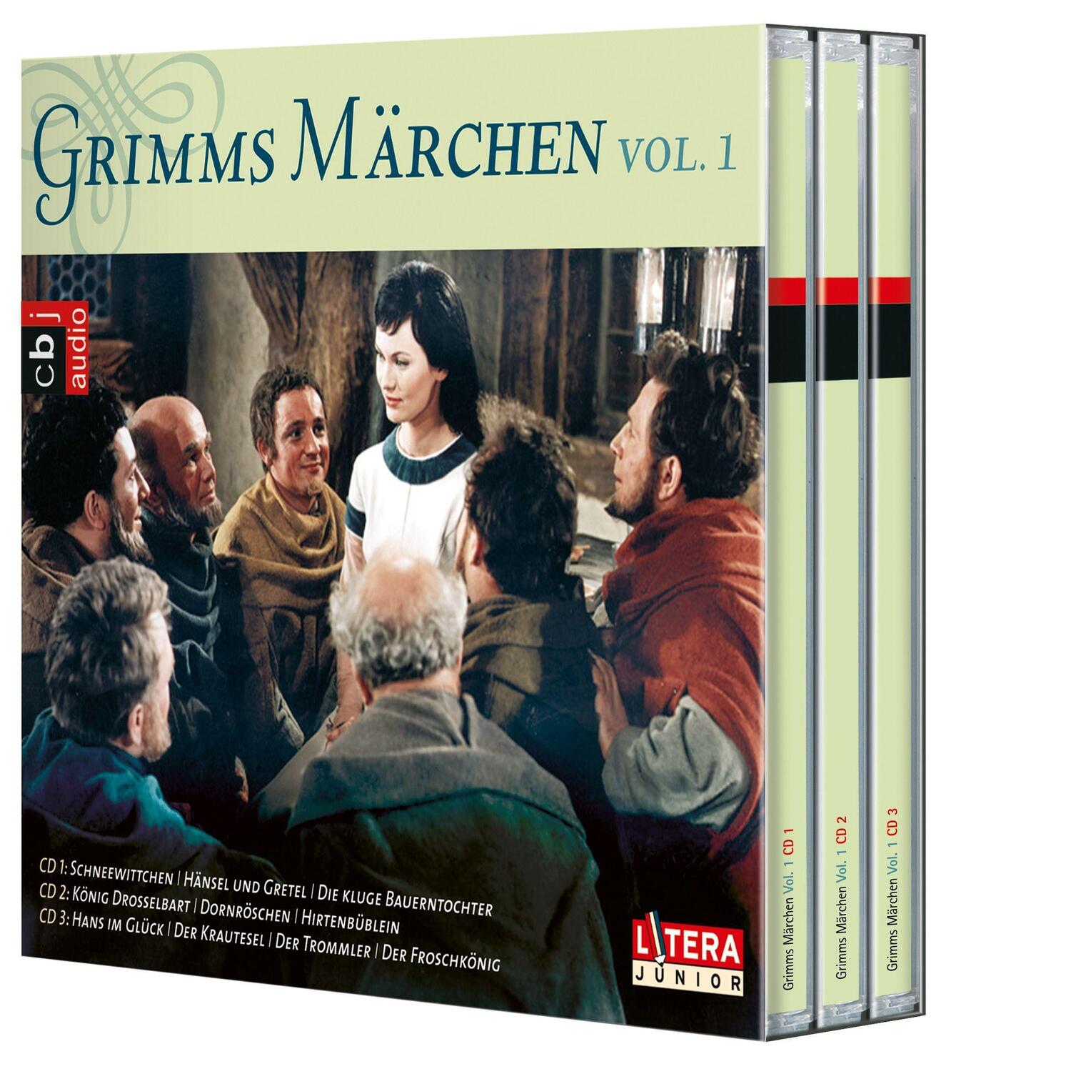 Cover: 9783837134223 | Grimms Märchen Box 1 | Jacob Grimm (u. a.) | Audio-CD | 3 Audio-CDs