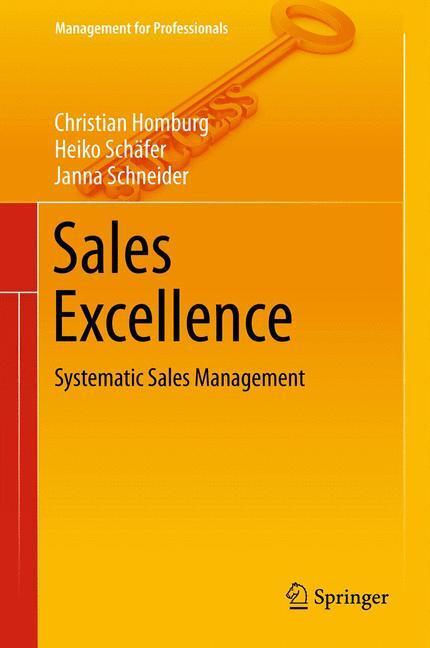 Cover: 9783642291685 | Sales Excellence | Systematic Sales Management | Homburg (u. a.)