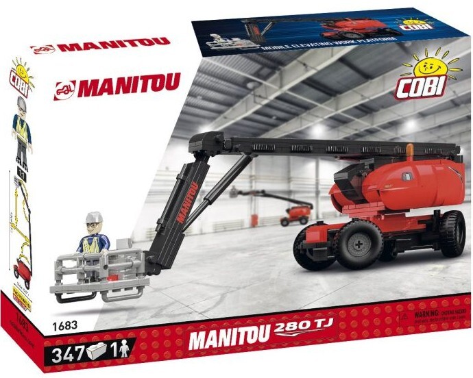 Cover: 5902251016838 | COBI 1683 - Manitou 280TJ, Teleskoplader, Bausatz, 347 Bauteile | 2024