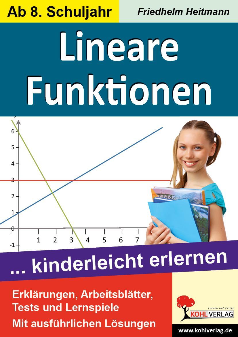 Cover: 9783956865114 | Lineare Funktionen | ... kinderleicht erlernen. Mit Lösungen | Buch