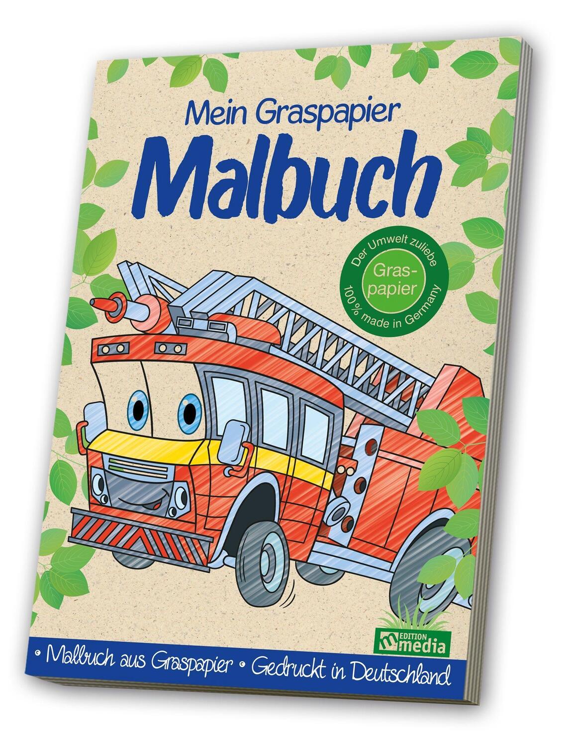 Cover: 4019393987474 | Malbuch GraspapierFeuerwehr | Broschüre | Deutsch | 2020