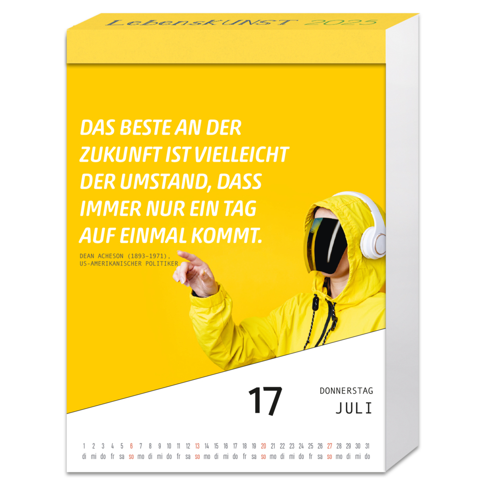 Bild: 4260188017788 | LebensKunst - Heiter und gelassen durchs Jahr 2025 | Kalender | 372 S.