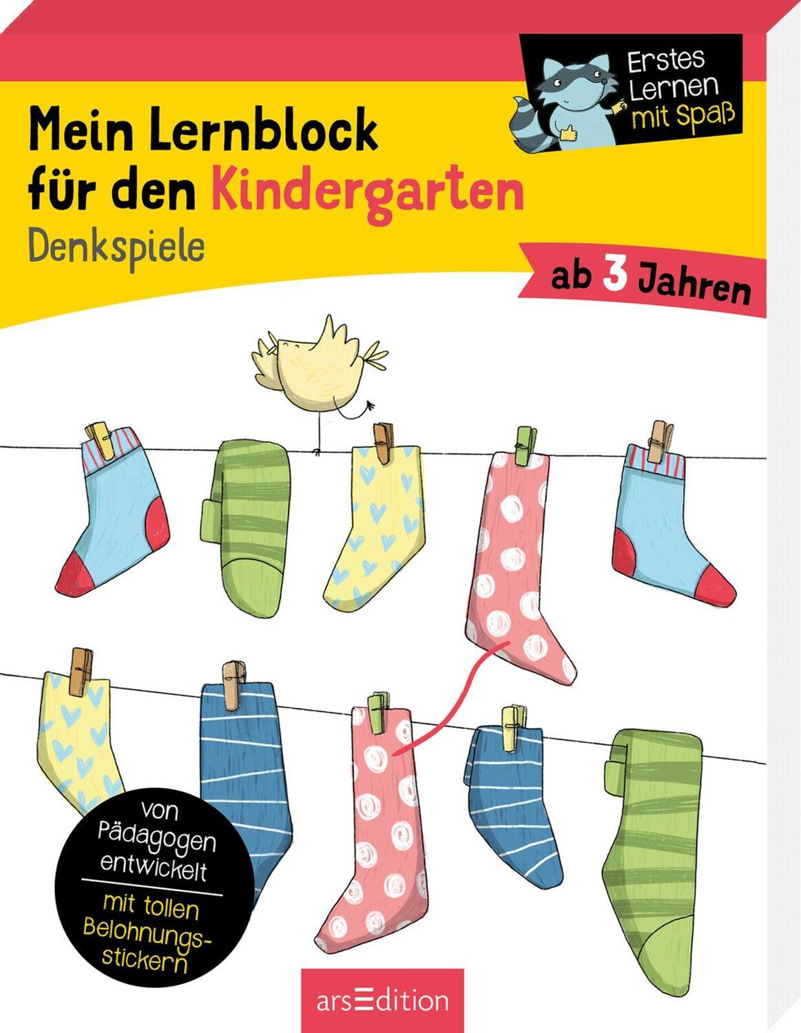 Cover: 9783845844039 | Mein Lernblock für den Kindergarten - Denkspiele | Hannah Lang | Buch