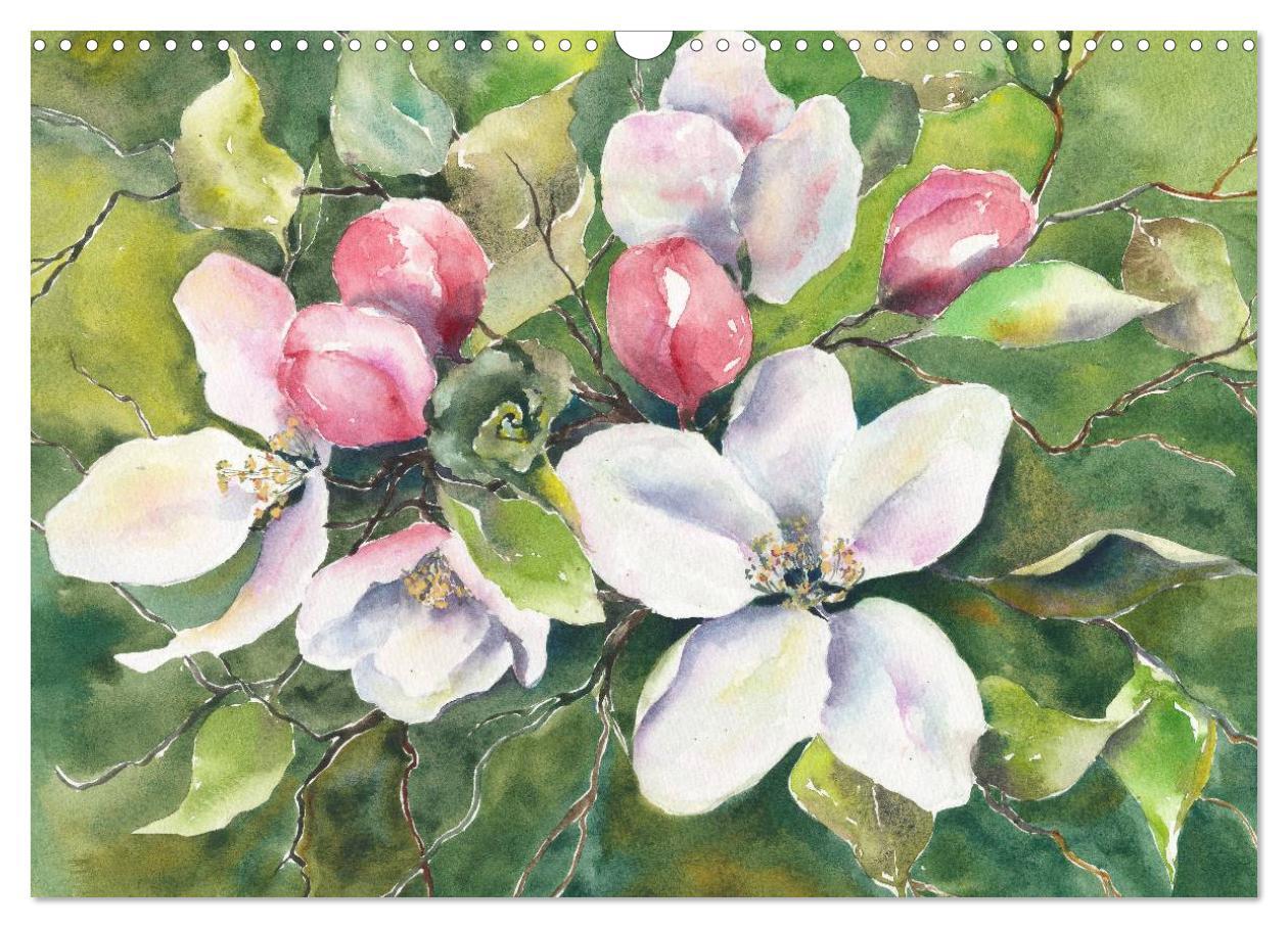 Bild: 9783435624331 | Jahreszeiten Aquarelle (Wandkalender 2025 DIN A3 quer), CALVENDO...