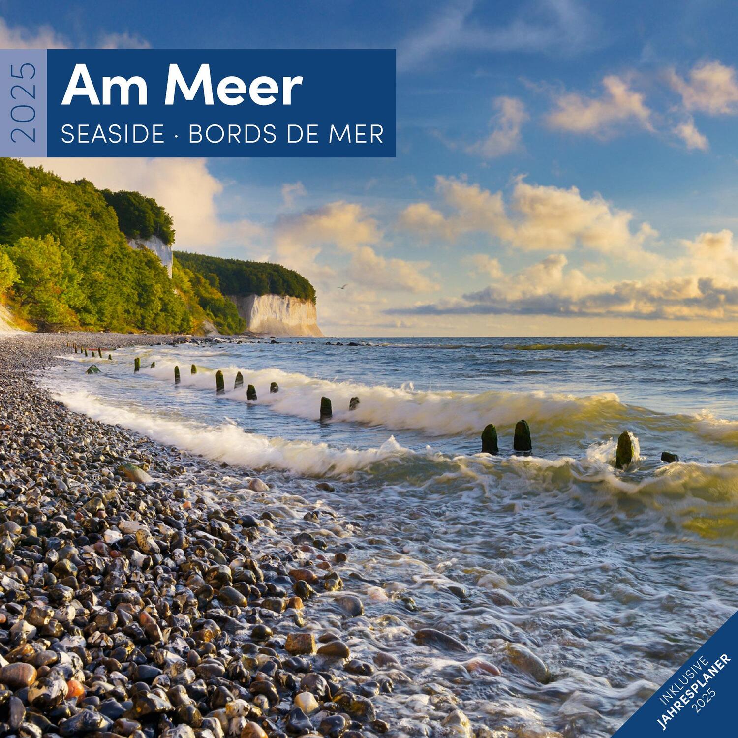 Cover: 9783838445137 | Am Meer Kalender 2025 - 30x30 | Ackermann Kunstverlag | Kalender