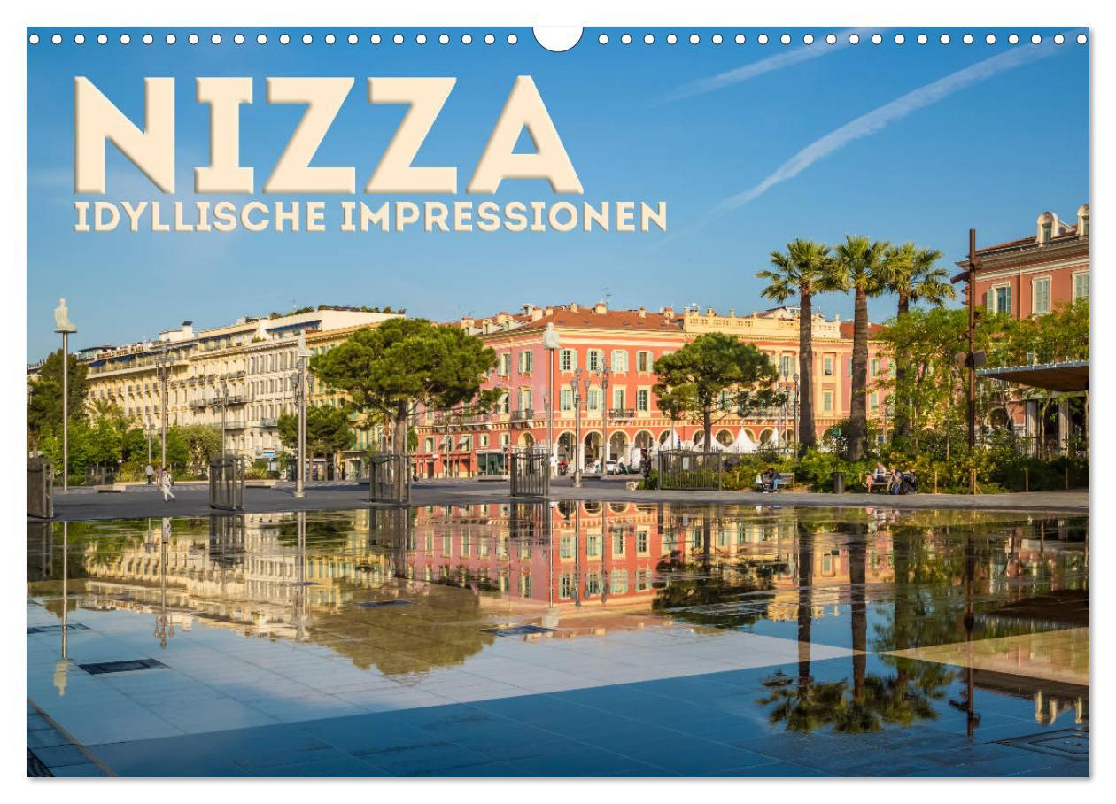 Cover: 9783435459018 | NIZZA Idyllische Impressionen (Wandkalender 2025 DIN A3 quer),...