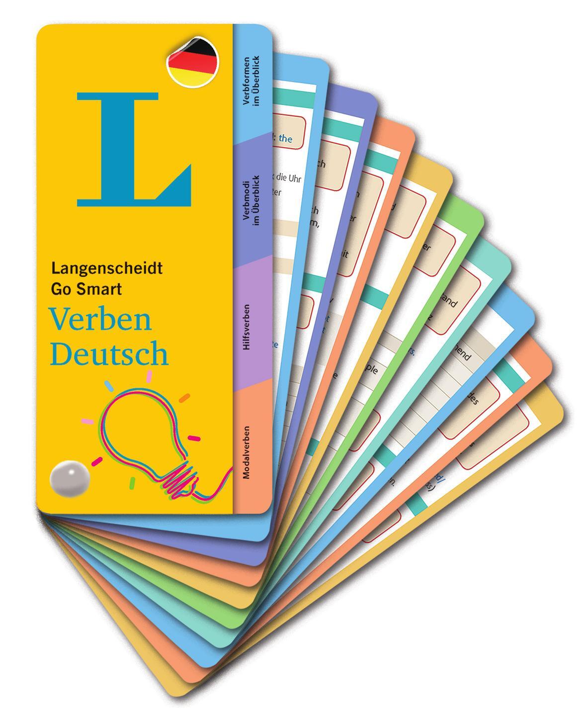 Cover: 9783125632998 | Langenscheidt Go Smart Verben Deutsch - Fächer | Langenscheidt | Buch
