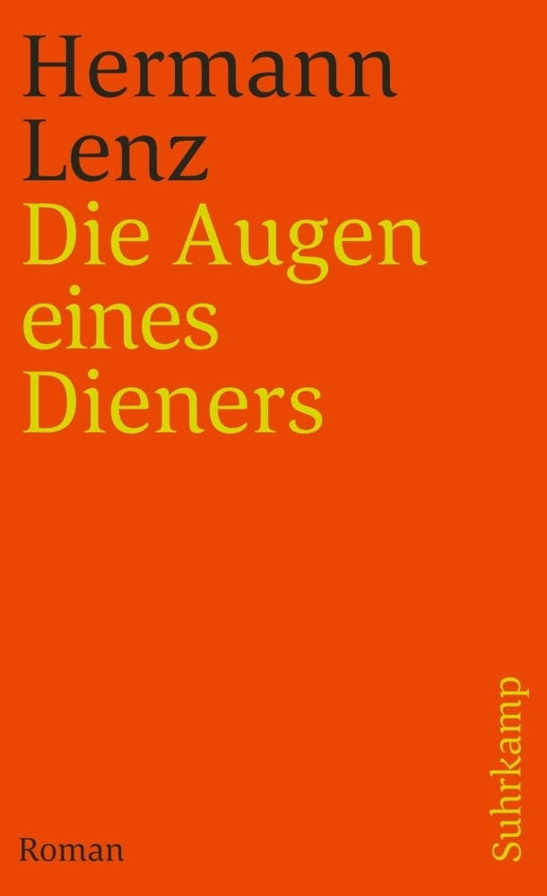 Cover: 9783518368480 | Die Augen eines Dieners | Roman | Hermann Lenz | Taschenbuch | 224 S.