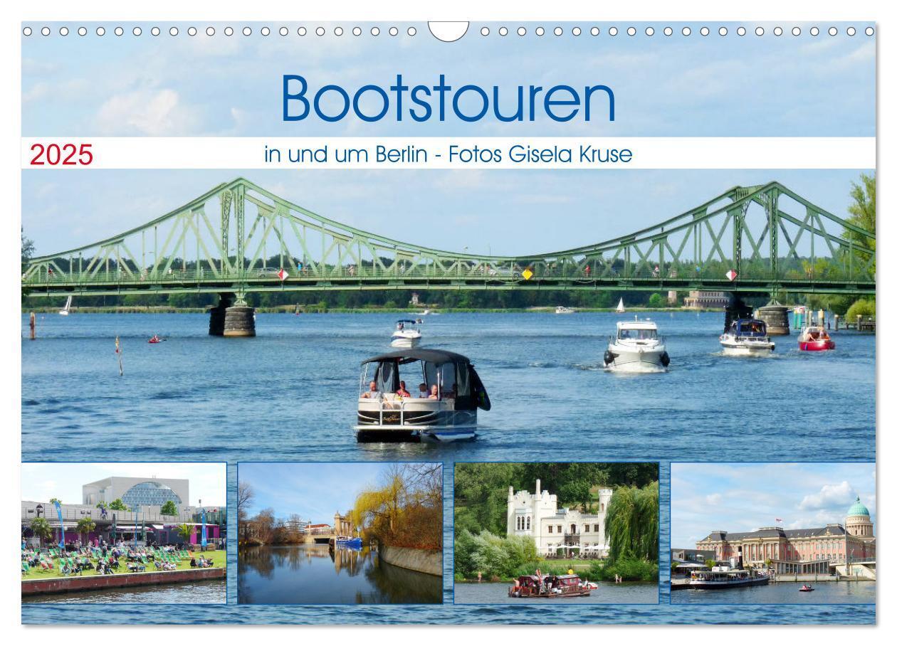 Cover: 9783435185597 | Bootstouren in und um Berlin (Wandkalender 2025 DIN A3 quer),...