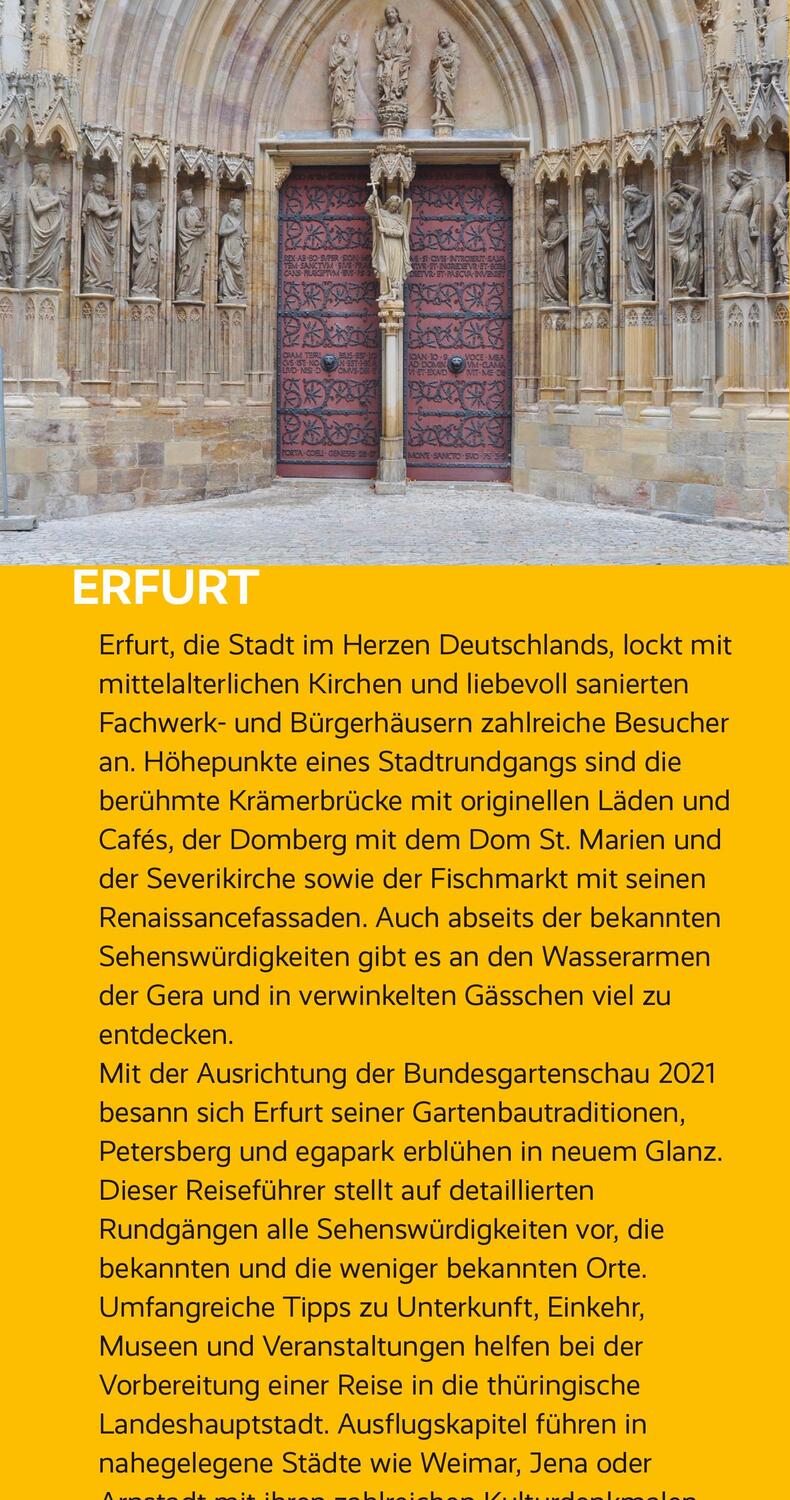 Bild: 9783897946064 | TRESCHER Reiseführer Erfurt | Dagmar Schreiber | Taschenbuch | 264 S.