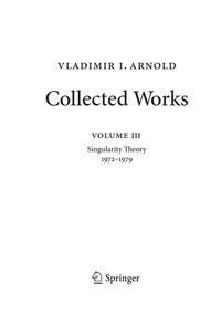 Cover: 9783662570173 | Vladimir Arnold ¿ Collected Works | Singularity Theory 1972¿1979 | xiv