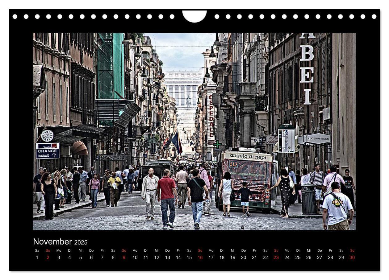 Bild: 9783435828142 | Roma (Wandkalender 2025 DIN A4 quer), CALVENDO Monatskalender | 2025