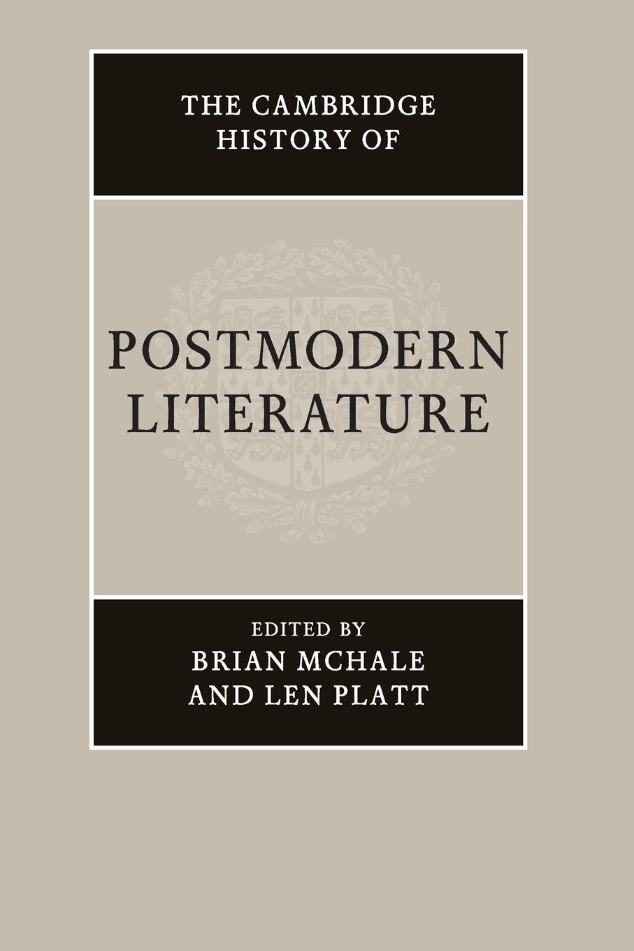 Cover: 9781316505885 | The Cambridge History of Postmodern Literature | Len Platt | Buch