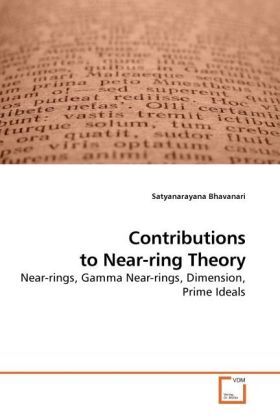 Cover: 9783639224177 | Contributions to Near-ring Theory | Satyanarayana Bhavanari | Buch